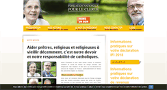Desktop Screenshot of fondationduclerge.com